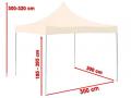 ÚJ Összecsukható sátor 3 x 3 méteres eladó , treffkonstruktiv@gmail.com , 06309088816