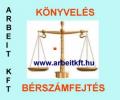 könyvelés - bérszámfejtés , arbeitkft@monornet.hu , 06204117402