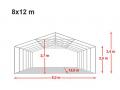 ÚJ Party sátor 8 x 12 méteres eladó , treffkonstruktiv@gmail.com , 06309088816